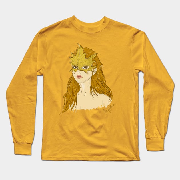 Autumn Long Sleeve T-Shirt by Kenrai